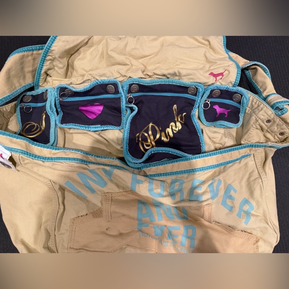 PINK Victoria's Secret Women's Shoulder Bag - OVERSIZED- Vintage - Picture 3 of 6